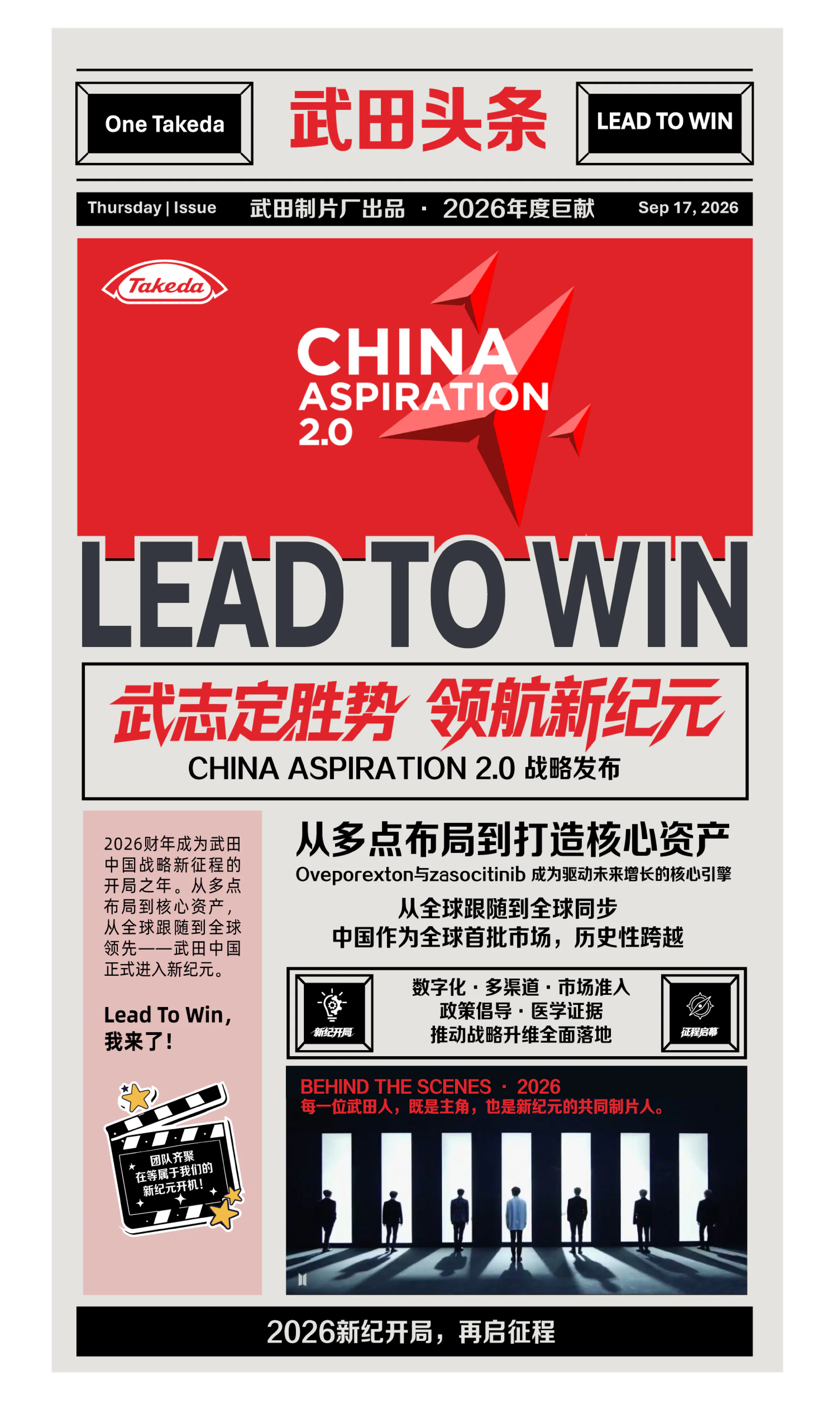 Lead to Win 报刊风格传播设计一